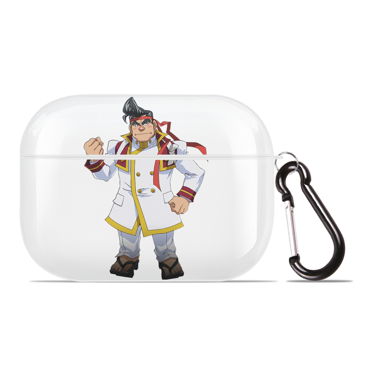 （画像用） 遊☆戯☆王 Yu-Gi-Oh! 【AirPods Pro用】ハードシェル保護ケース 耐衝撃・防指紋・カラビナ付き商品仕様