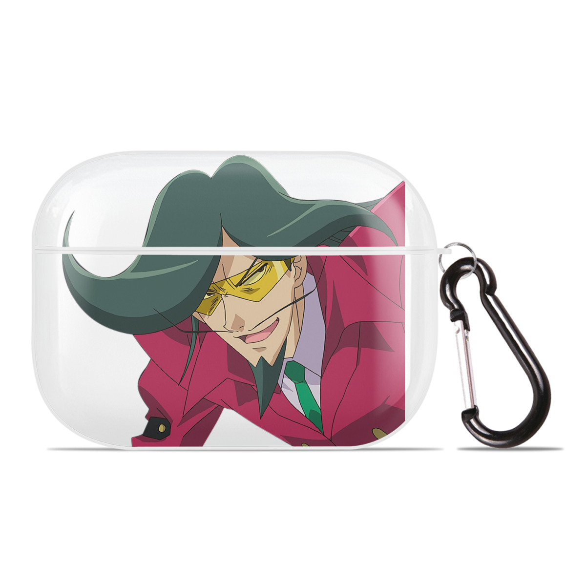 （画像用） 遊☆戯☆王 Yu-Gi-Oh! 【AirPods Pro用】ハードシェル保護ケース 耐衝撃・防指紋・カラビナ付き商品仕様