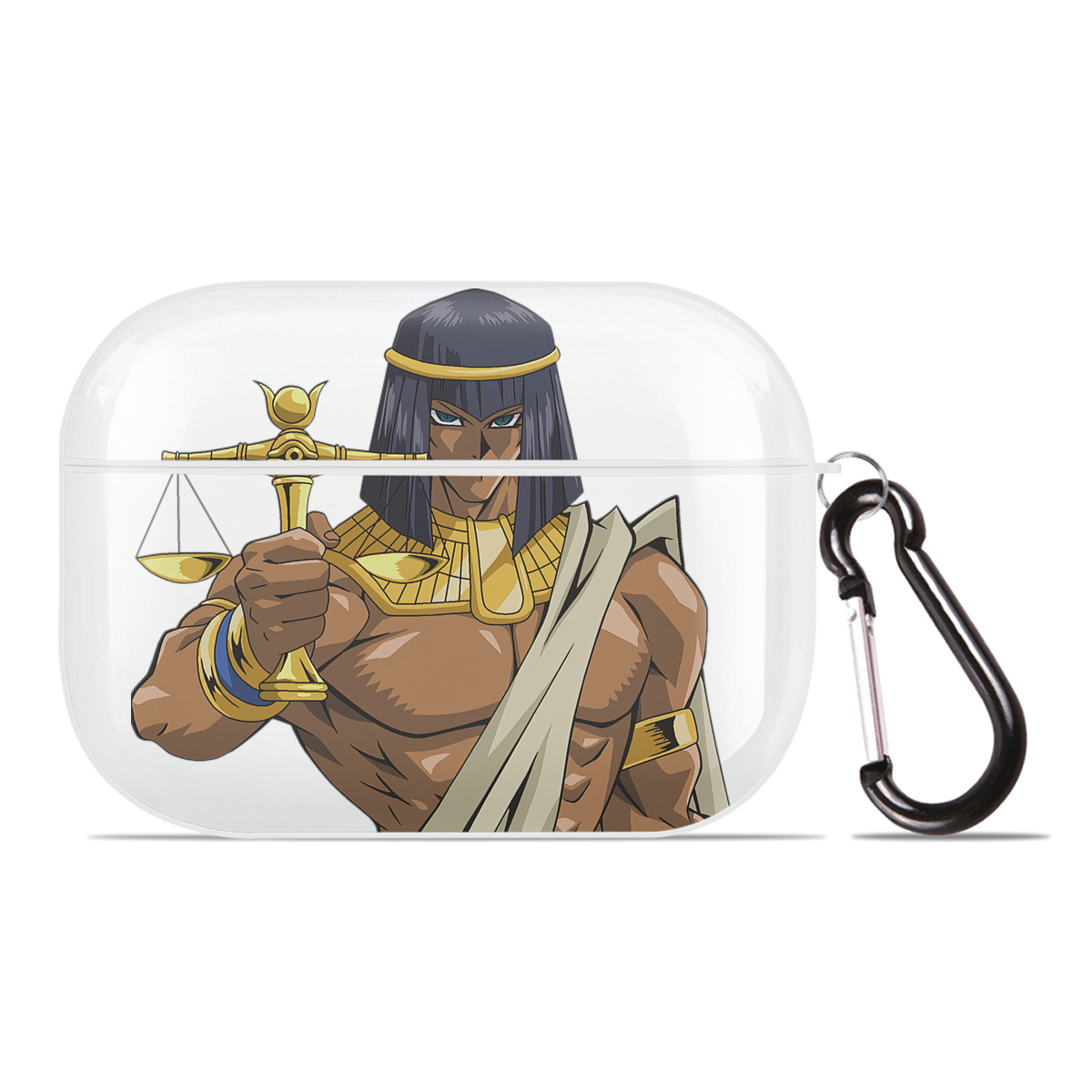 （画像用） 遊☆戯☆王 Yu-Gi-Oh! 【AirPods Pro用】ハードシェル保護ケース 耐衝撃・防指紋・カラビナ付き商品仕様
