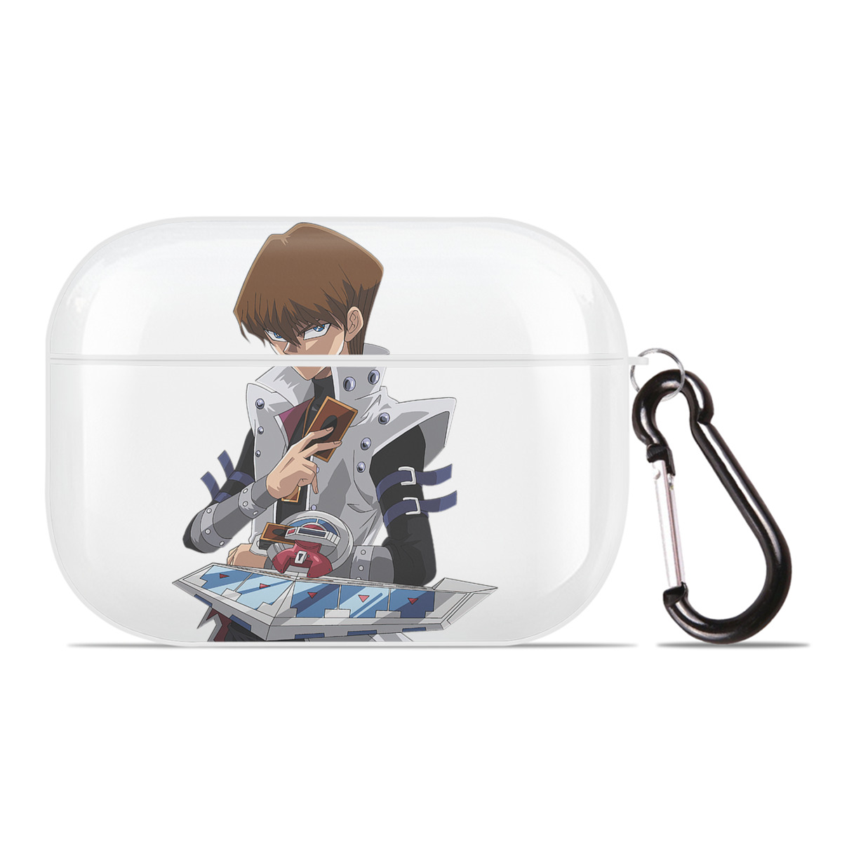 （画像用） 遊☆戯☆王 Yu-Gi-Oh! 【AirPods Pro用】ハードシェル保護ケース 耐衝撃・防指紋・カラビナ付き商品仕様