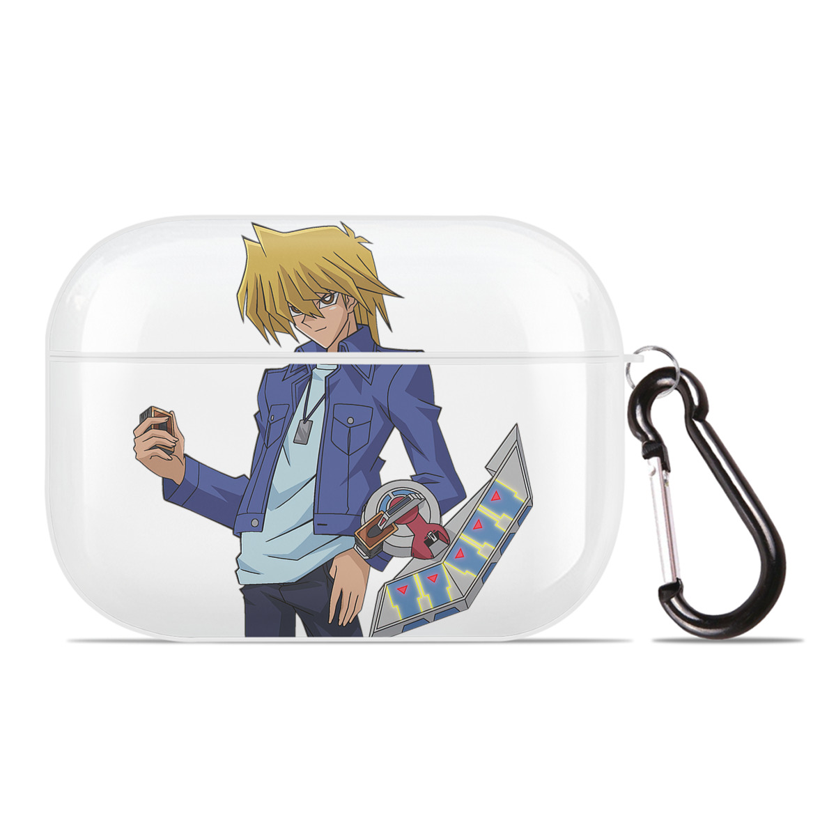 （画像用） 遊☆戯☆王 Yu-Gi-Oh! 【AirPods Pro用】ハードシェル保護ケース 耐衝撃・防指紋・カラビナ付き商品仕様