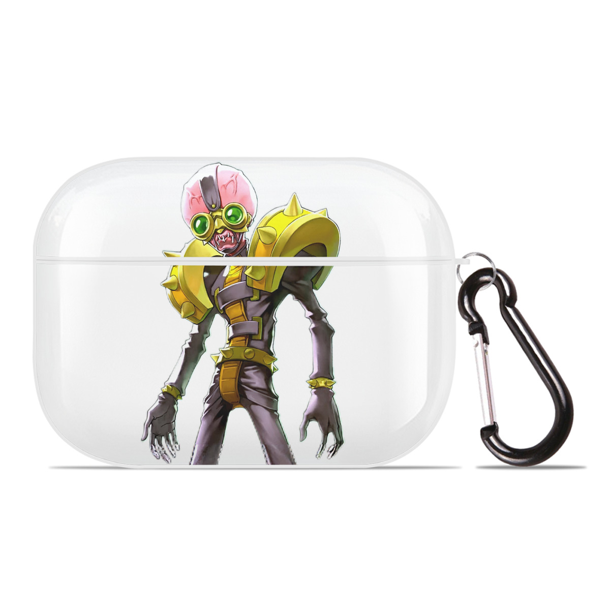 （画像用） 遊☆戯☆王 Yu-Gi-Oh! 【AirPods Pro用】ハードシェル保護ケース 耐衝撃・防指紋・カラビナ付き商品仕様