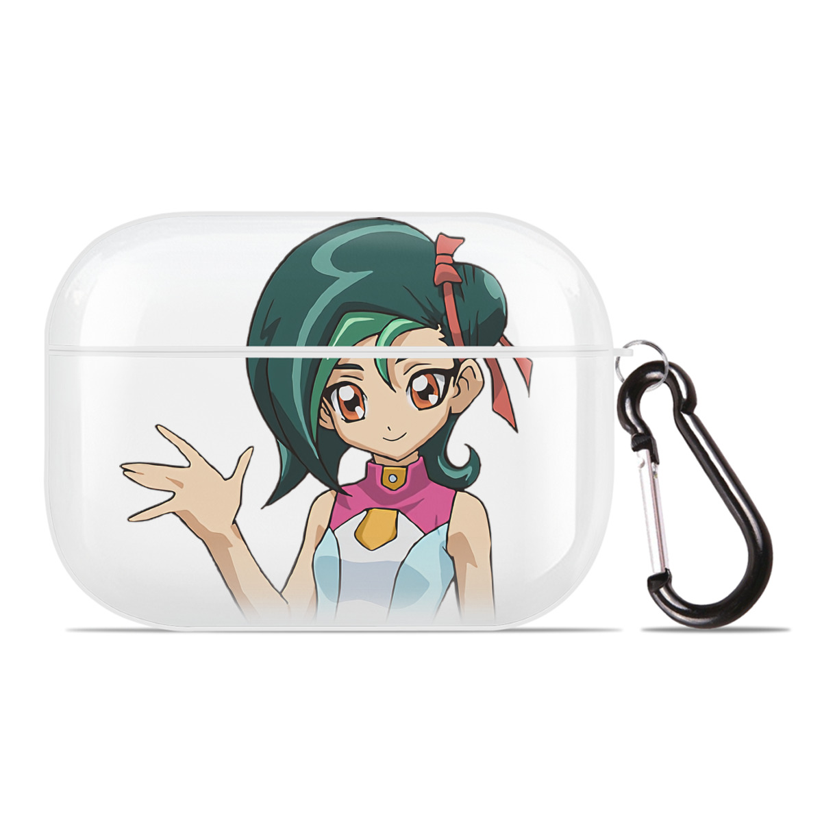 （画像用） 遊☆戯☆王 Yu-Gi-Oh! 【AirPods Pro用】ハードシェル保護ケース 耐衝撃・防指紋・カラビナ付き商品仕様