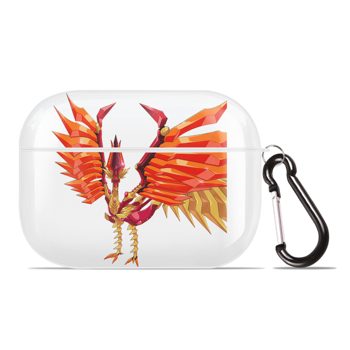 （画像用） 遊☆戯☆王 Yu-Gi-Oh! 【AirPods Pro用】ハードシェル保護ケース 耐衝撃・防指紋・カラビナ付き商品仕様