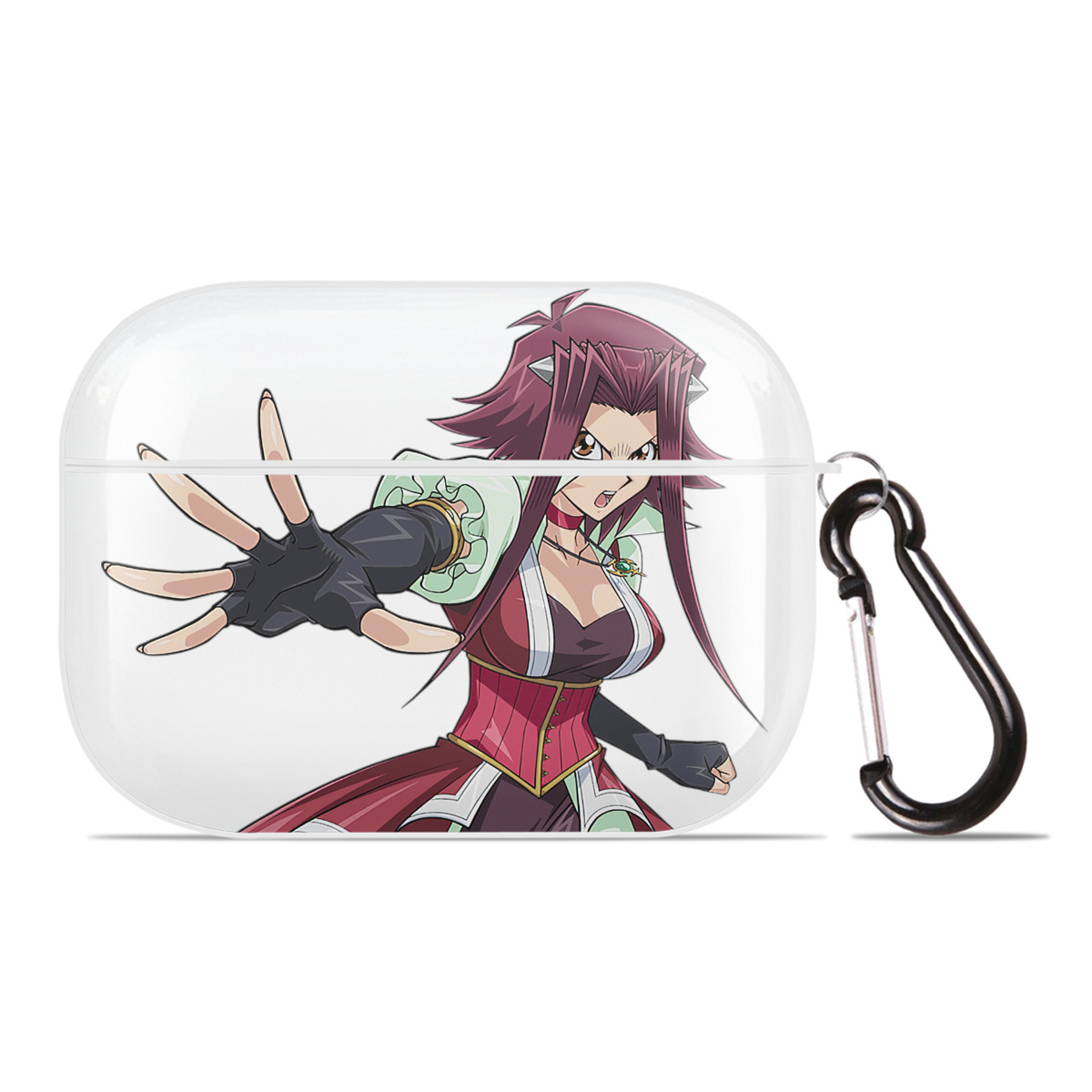 （画像用） 遊☆戯☆王 Yu-Gi-Oh! 【AirPods Pro用】ハードシェル保護ケース 耐衝撃・防指紋・カラビナ付き商品仕様