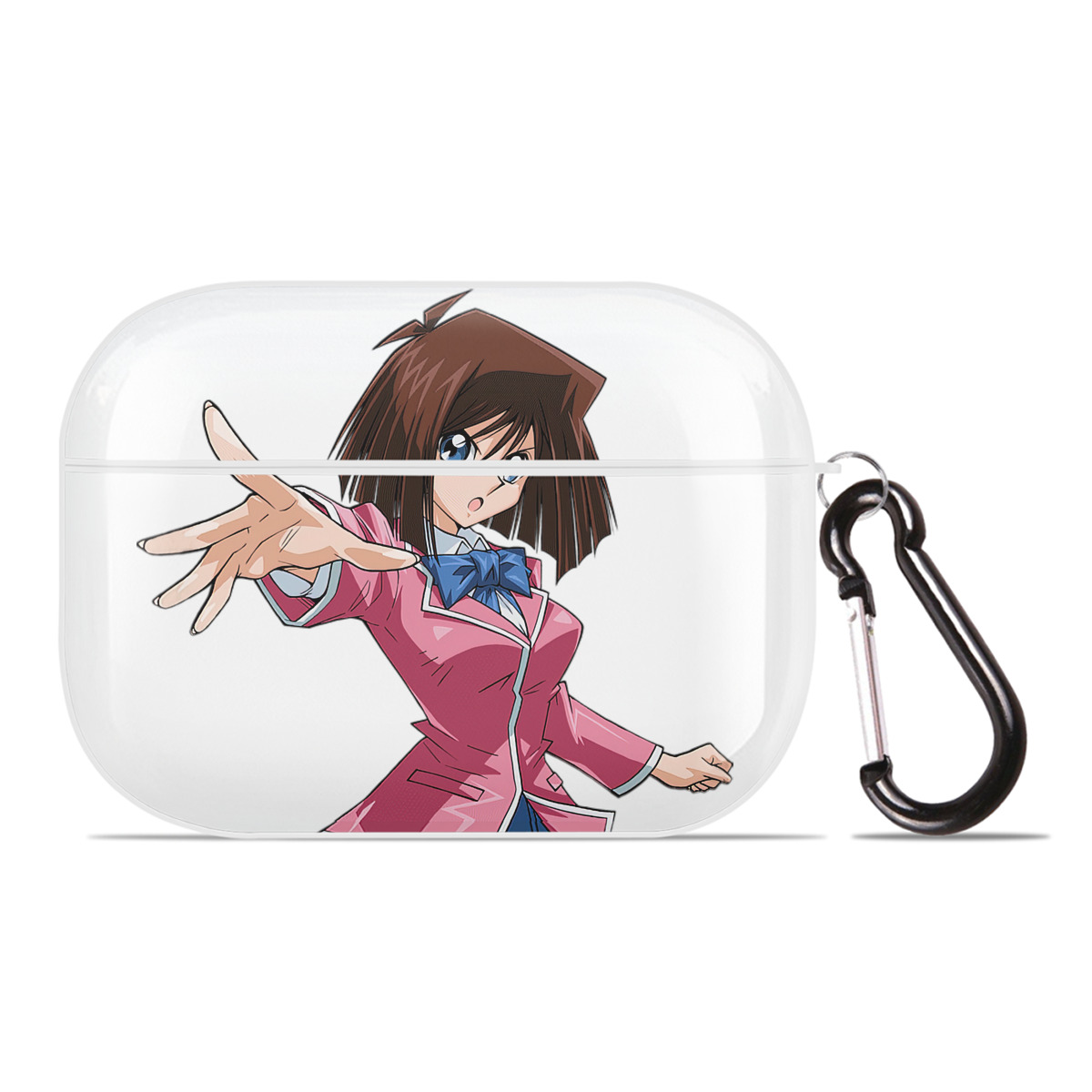 （画像用） 遊☆戯☆王 Yu-Gi-Oh! 【AirPods Pro用】ハードシェル保護ケース 耐衝撃・防指紋・カラビナ付き商品仕様