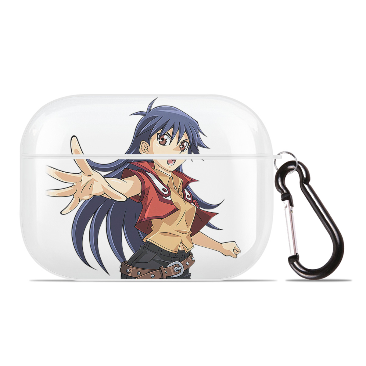 （画像用） 遊☆戯☆王 Yu-Gi-Oh! 【AirPods Pro用】ハードシェル保護ケース 耐衝撃・防指紋・カラビナ付き商品仕様