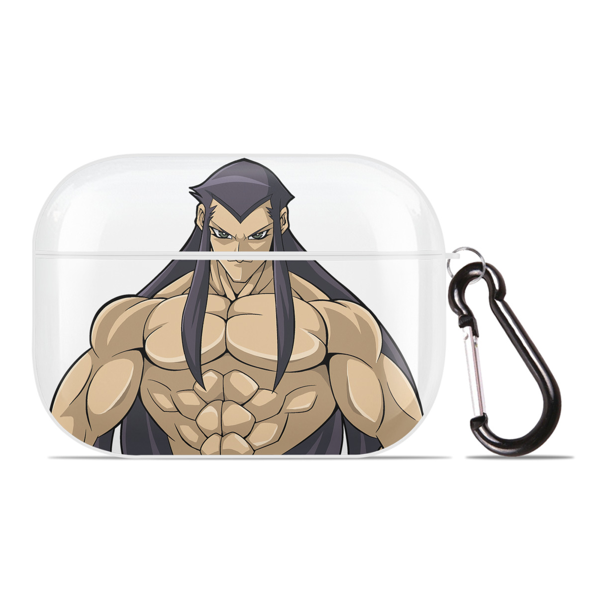 （画像用） 遊☆戯☆王 Yu-Gi-Oh! 【AirPods Pro用】ハードシェル保護ケース 耐衝撃・防指紋・カラビナ付き商品仕様