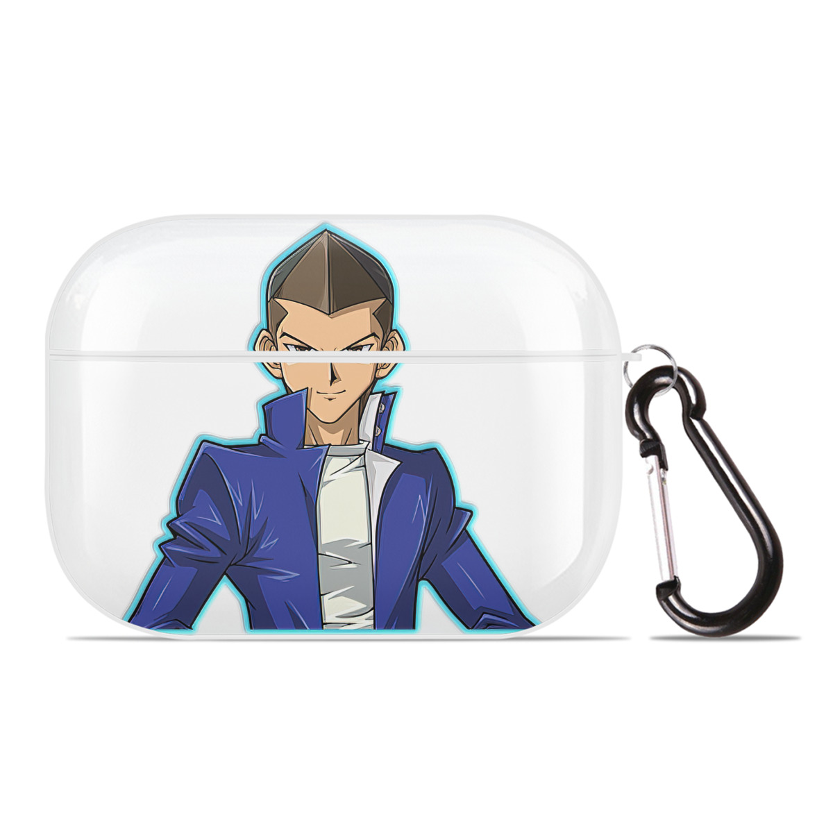 （画像用） 遊☆戯☆王 Yu-Gi-Oh! 【AirPods Pro用】ハードシェル保護ケース 耐衝撃・防指紋・カラビナ付き商品仕様