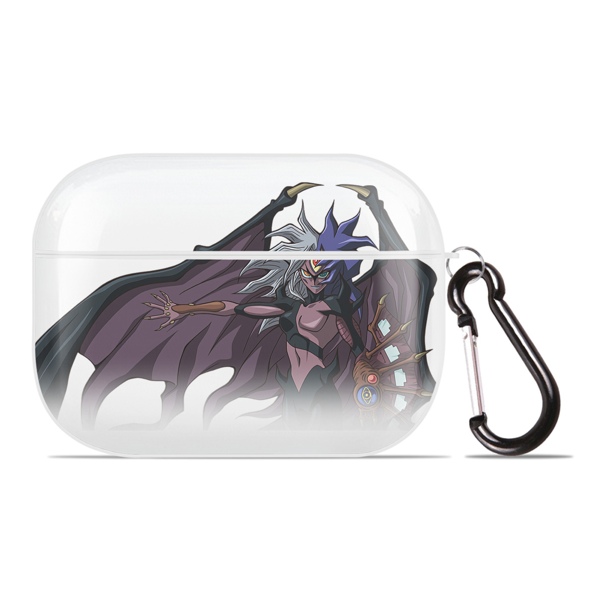 （画像用） 遊☆戯☆王 Yu-Gi-Oh! 【AirPods Pro用】ハードシェル保護ケース 耐衝撃・防指紋・カラビナ付き商品仕様