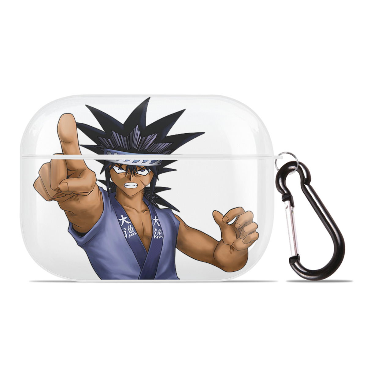 （画像用） 遊☆戯☆王 Yu-Gi-Oh! 【AirPods Pro用】ハードシェル保護ケース 耐衝撃・防指紋・カラビナ付き商品仕様