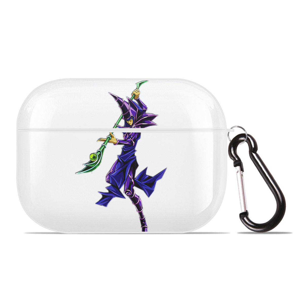 （画像用） 遊☆戯☆王 Yu-Gi-Oh! 【AirPods Pro用】ハードシェル保護ケース 耐衝撃・防指紋・カラビナ付き商品仕様