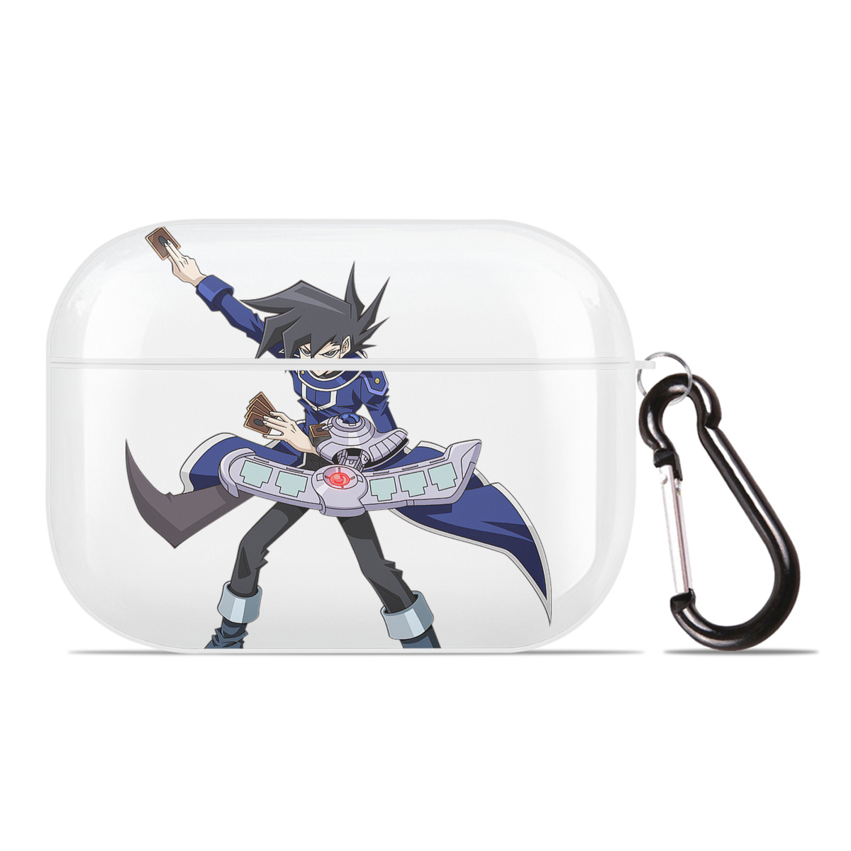 （画像用） 遊☆戯☆王 Yu-Gi-Oh! 【AirPods Pro用】ハードシェル保護ケース 耐衝撃・防指紋・カラビナ付き商品仕様
