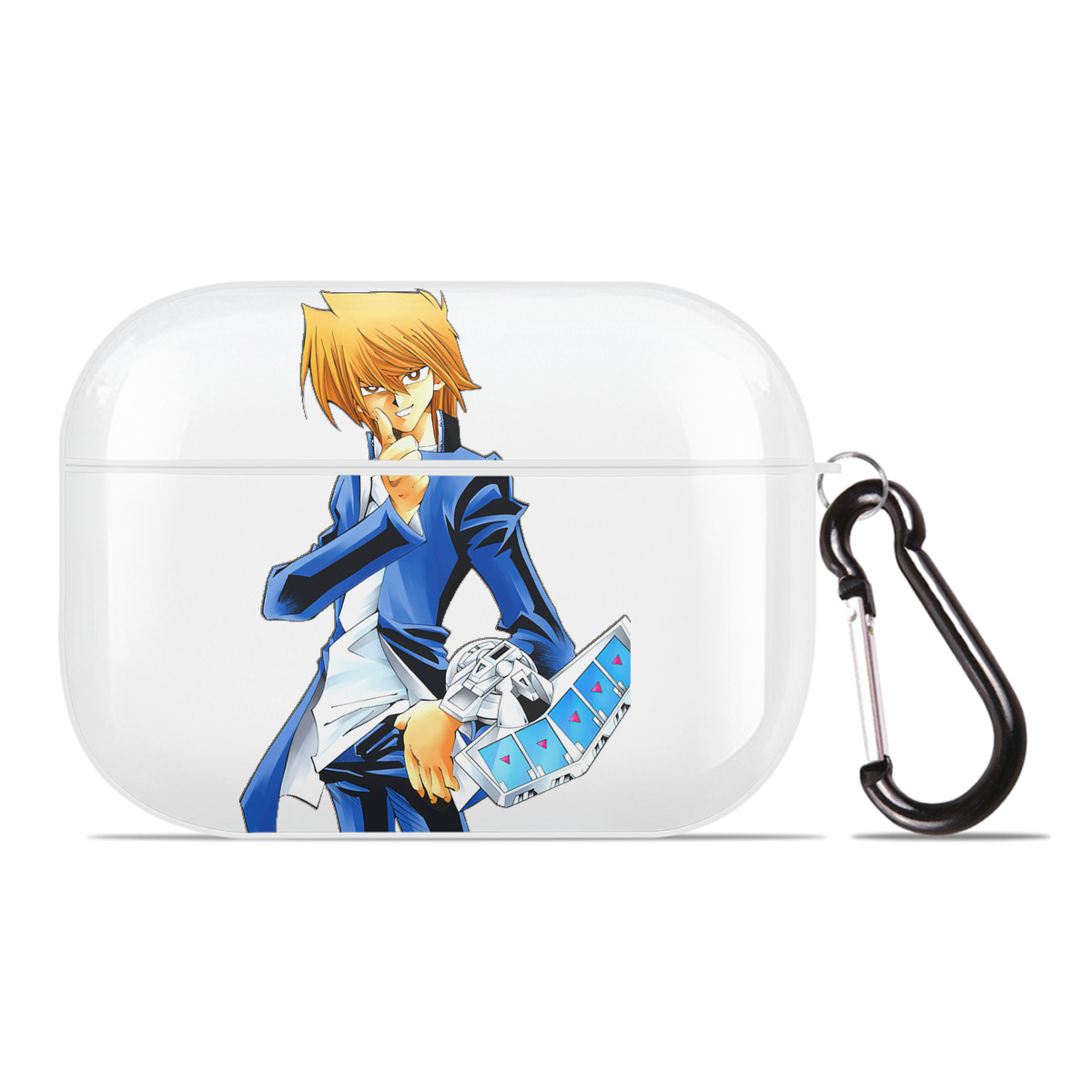 （画像用） 遊☆戯☆王 Yu-Gi-Oh! 【AirPods Pro用】ハードシェル保護ケース 耐衝撃・防指紋・カラビナ付き商品仕様