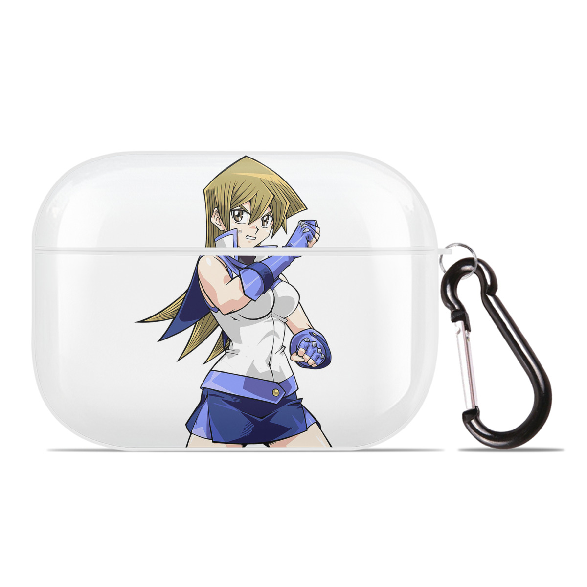（画像用） 遊☆戯☆王 Yu-Gi-Oh! 【AirPods Pro用】ハードシェル保護ケース 耐衝撃・防指紋・カラビナ付き商品仕様