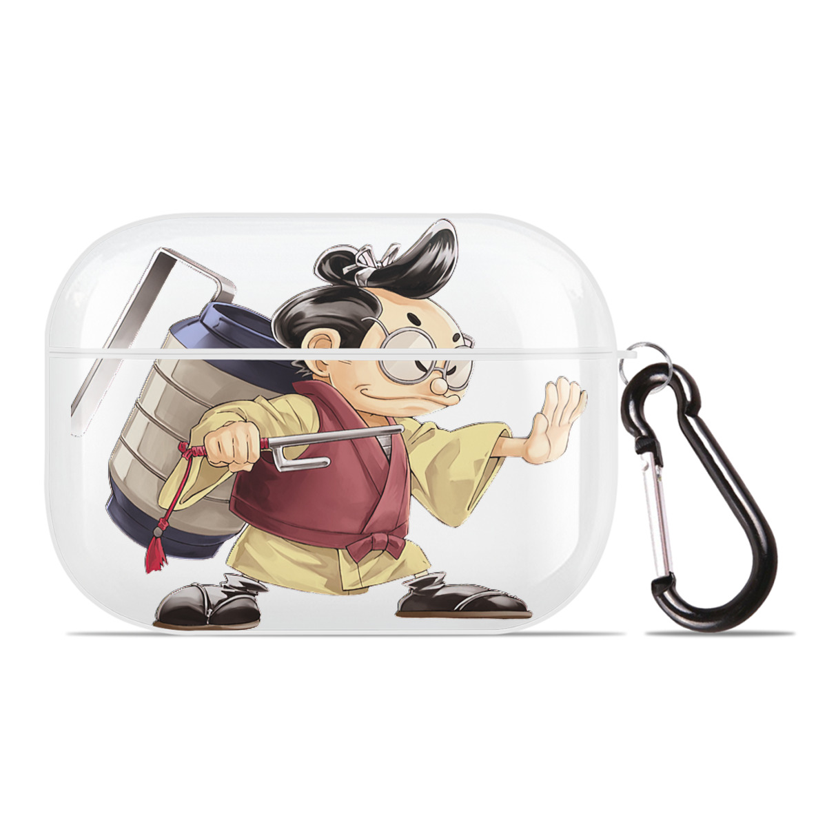 （画像用） 遊☆戯☆王 Yu-Gi-Oh! 【AirPods Pro用】ハードシェル保護ケース 耐衝撃・防指紋・カラビナ付き商品仕様