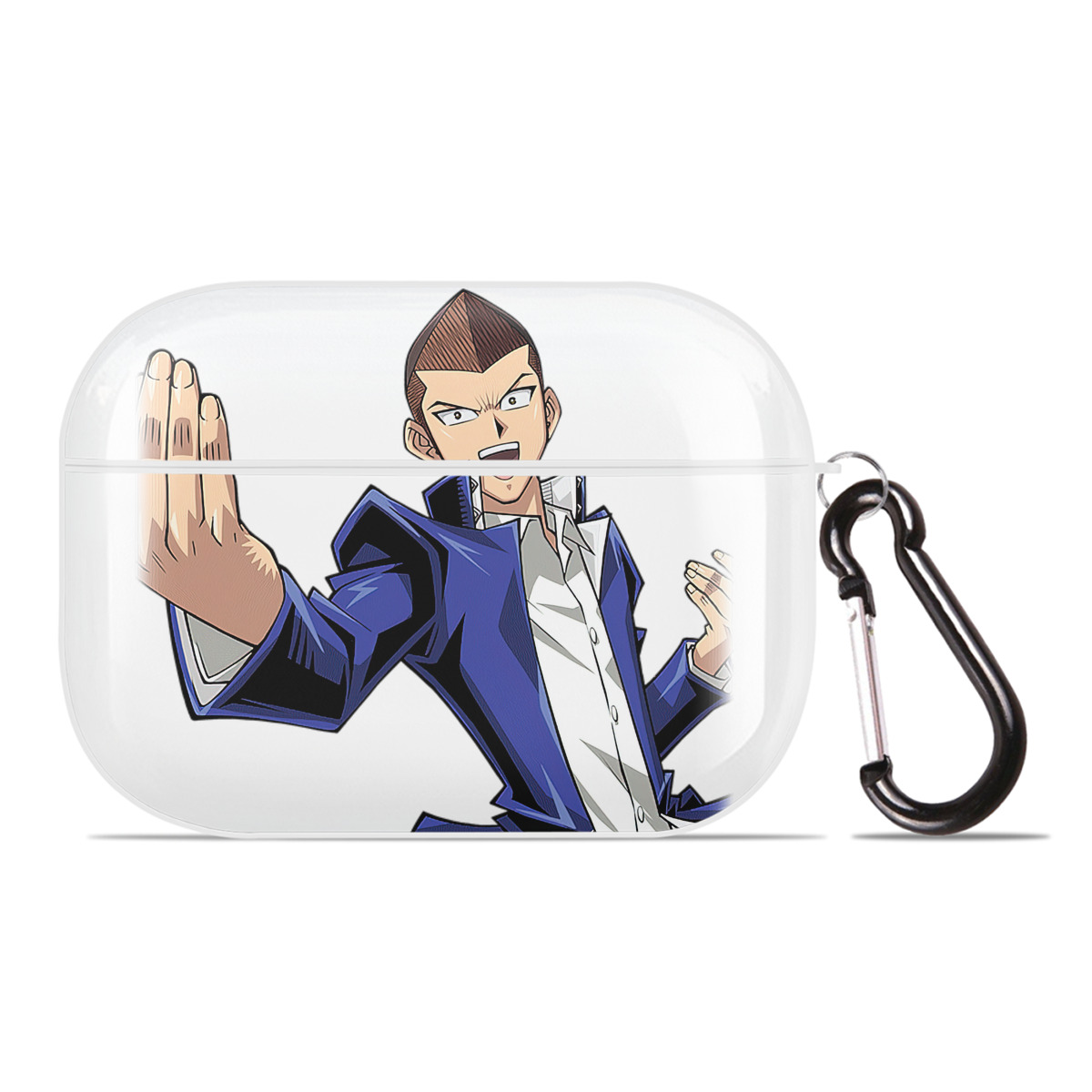 （画像用） 遊☆戯☆王 Yu-Gi-Oh! 【AirPods Pro用】ハードシェル保護ケース 耐衝撃・防指紋・カラビナ付き商品仕様