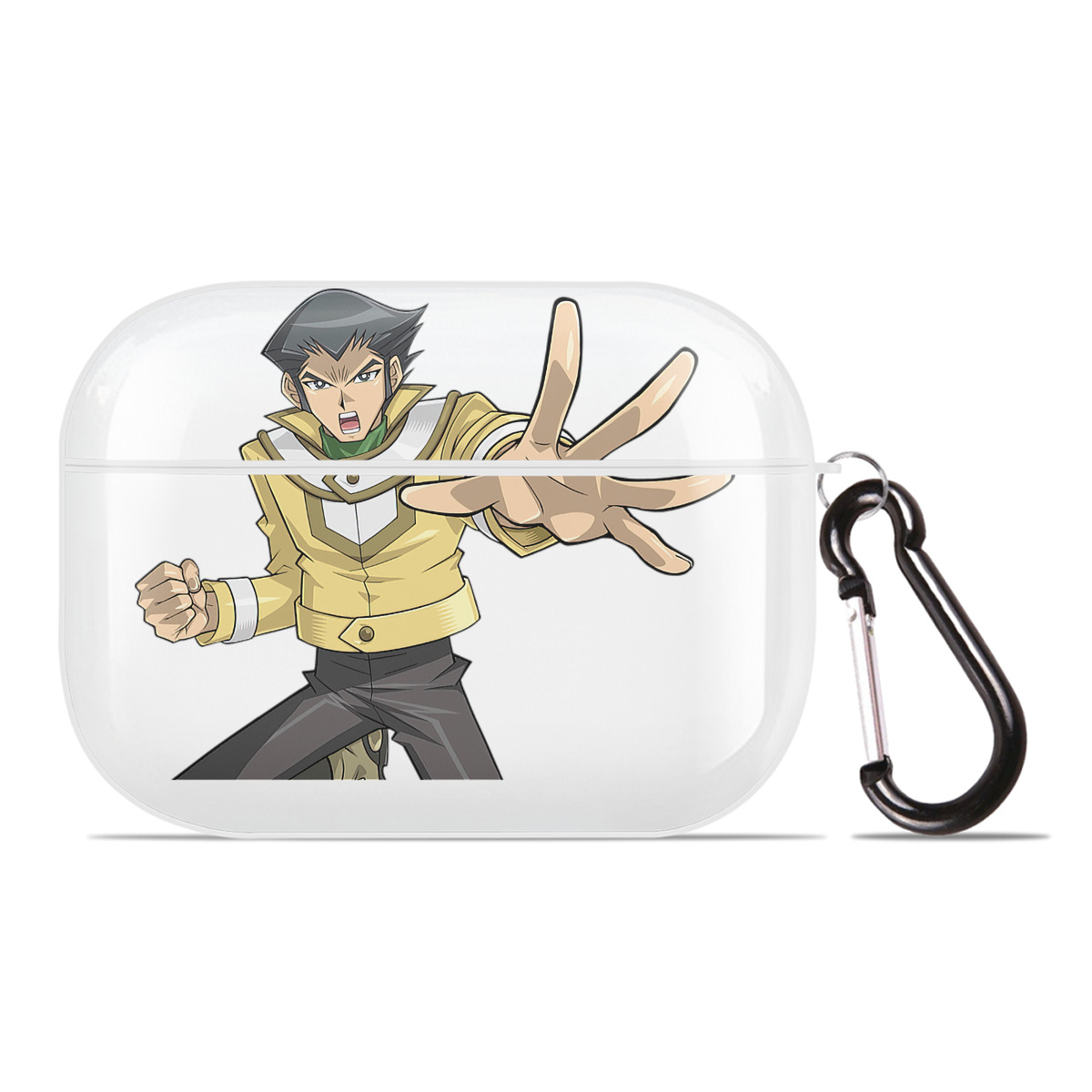（画像用） 遊☆戯☆王 Yu-Gi-Oh! 【AirPods Pro用】ハードシェル保護ケース 耐衝撃・防指紋・カラビナ付き商品仕様