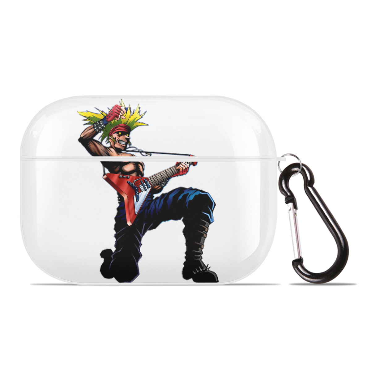 （画像用） 遊☆戯☆王 Yu-Gi-Oh! 【AirPods Pro用】ハードシェル保護ケース 耐衝撃・防指紋・カラビナ付き商品仕様