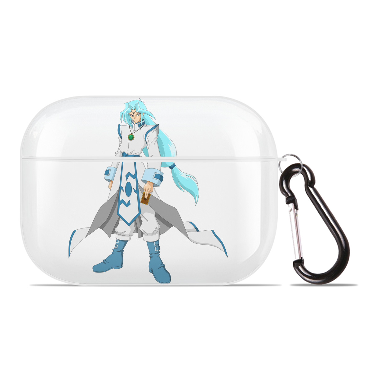 （画像用） 遊☆戯☆王 Yu-Gi-Oh! 【AirPods Pro用】ハードシェル保護ケース 耐衝撃・防指紋・カラビナ付き商品仕様