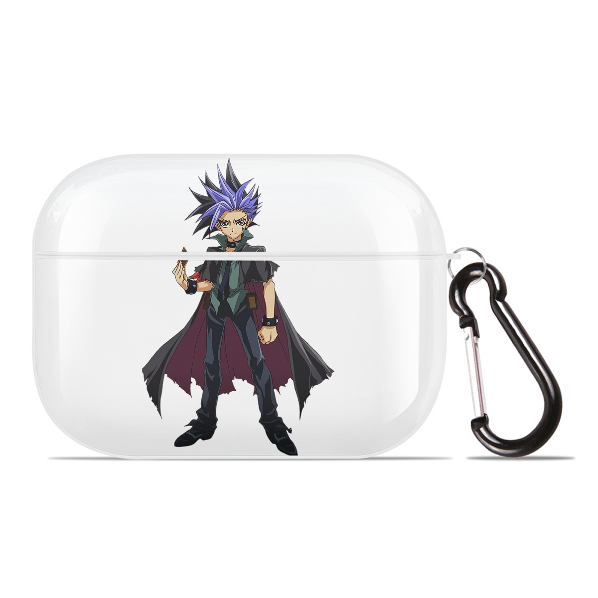 （画像用） 遊☆戯☆王 Yu-Gi-Oh! 【AirPods Pro用】ハードシェル保護ケース 耐衝撃・防指紋・カラビナ付き商品仕様