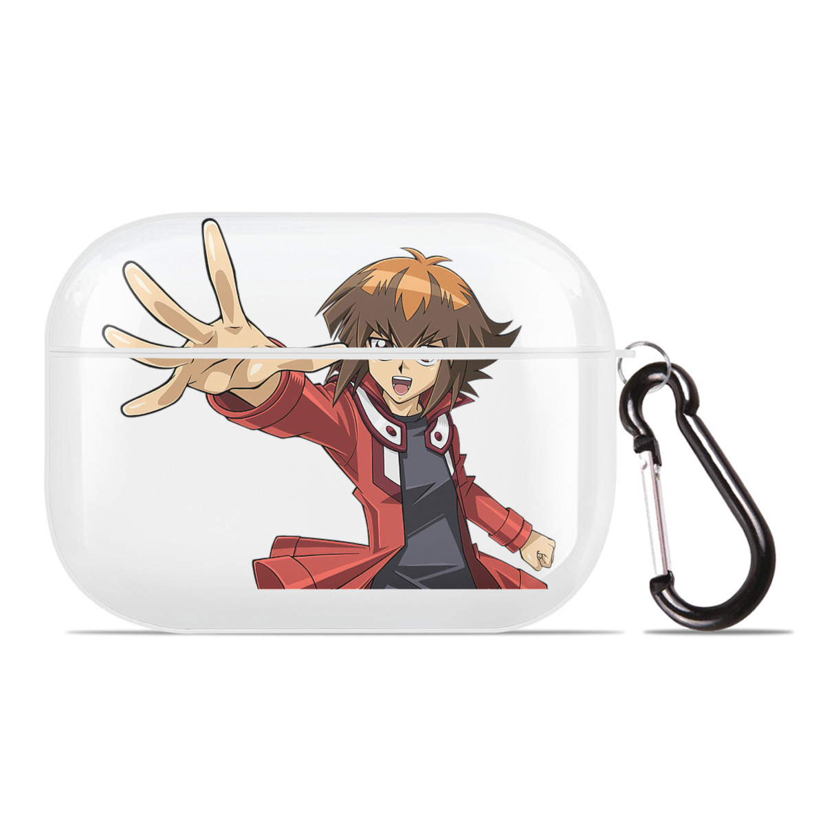 （画像用） 遊☆戯☆王 Yu-Gi-Oh! 【AirPods Pro用】ハードシェル保護ケース 耐衝撃・防指紋・カラビナ付き商品仕様