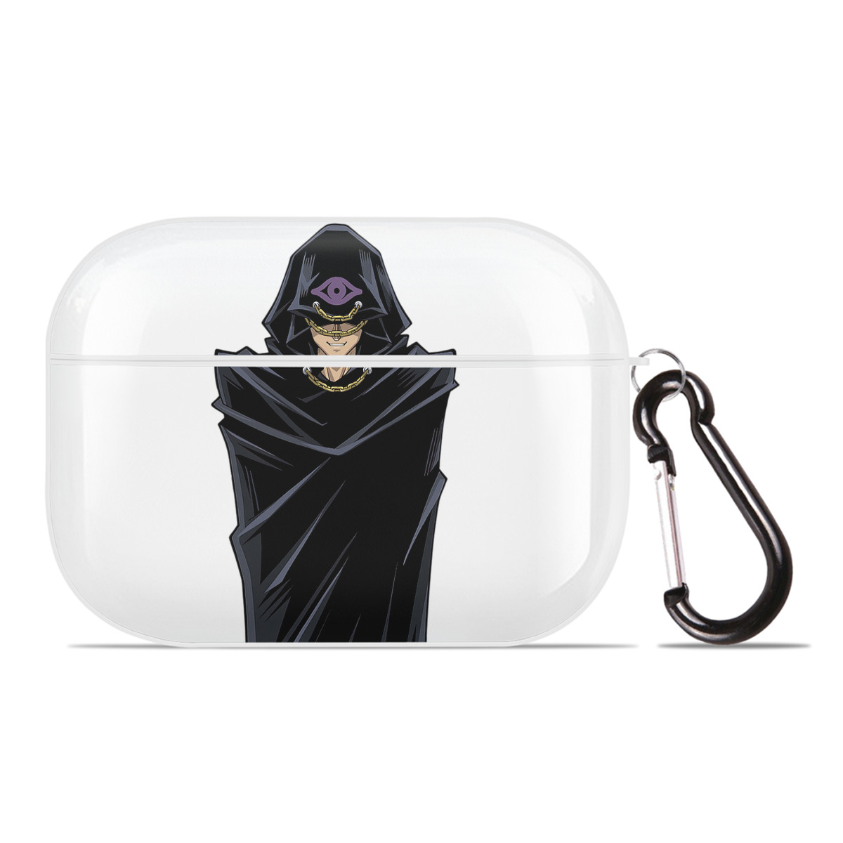 （画像用） 遊☆戯☆王 Yu-Gi-Oh! 【AirPods Pro用】ハードシェル保護ケース 耐衝撃・防指紋・カラビナ付き商品仕様
