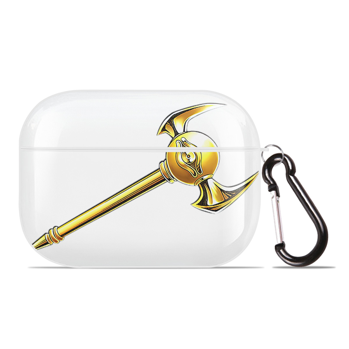 （画像用） 遊☆戯☆王 Yu-Gi-Oh! 【AirPods Pro用】ハードシェル保護ケース 耐衝撃・防指紋・カラビナ付き商品仕様