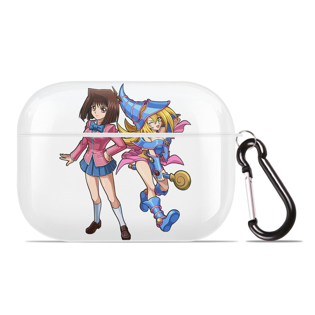 （画像用） 遊☆戯☆王 Yu-Gi-Oh! 【AirPods Pro用】ハードシェル保護ケース 耐衝撃・防指紋・カラビナ付き商品仕様
