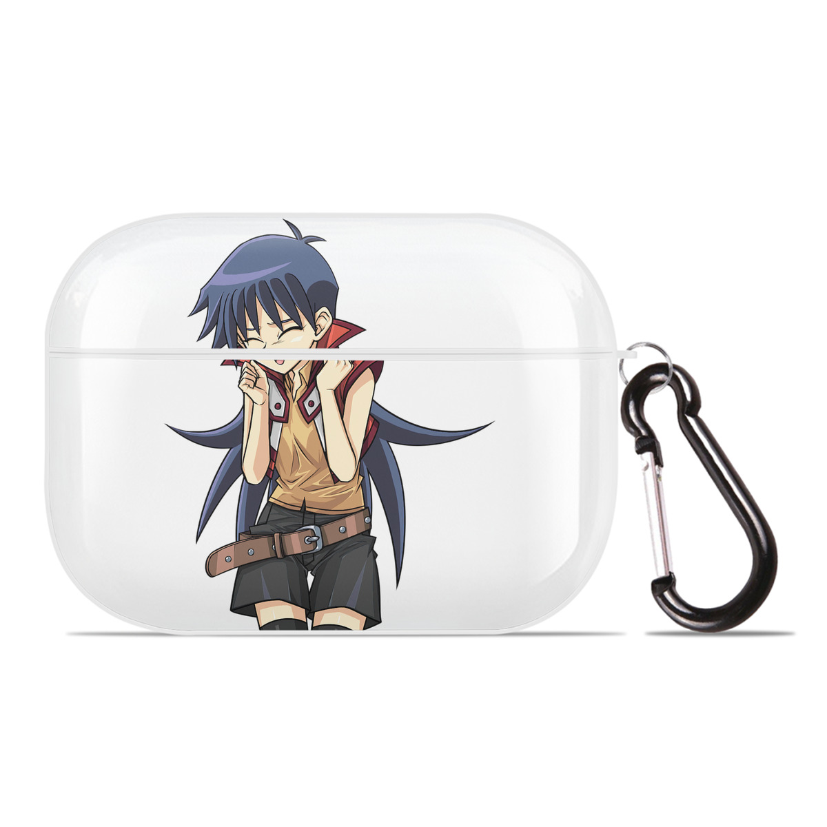 （画像用） 遊☆戯☆王 Yu-Gi-Oh! 【AirPods Pro用】ハードシェル保護ケース 耐衝撃・防指紋・カラビナ付き商品仕様