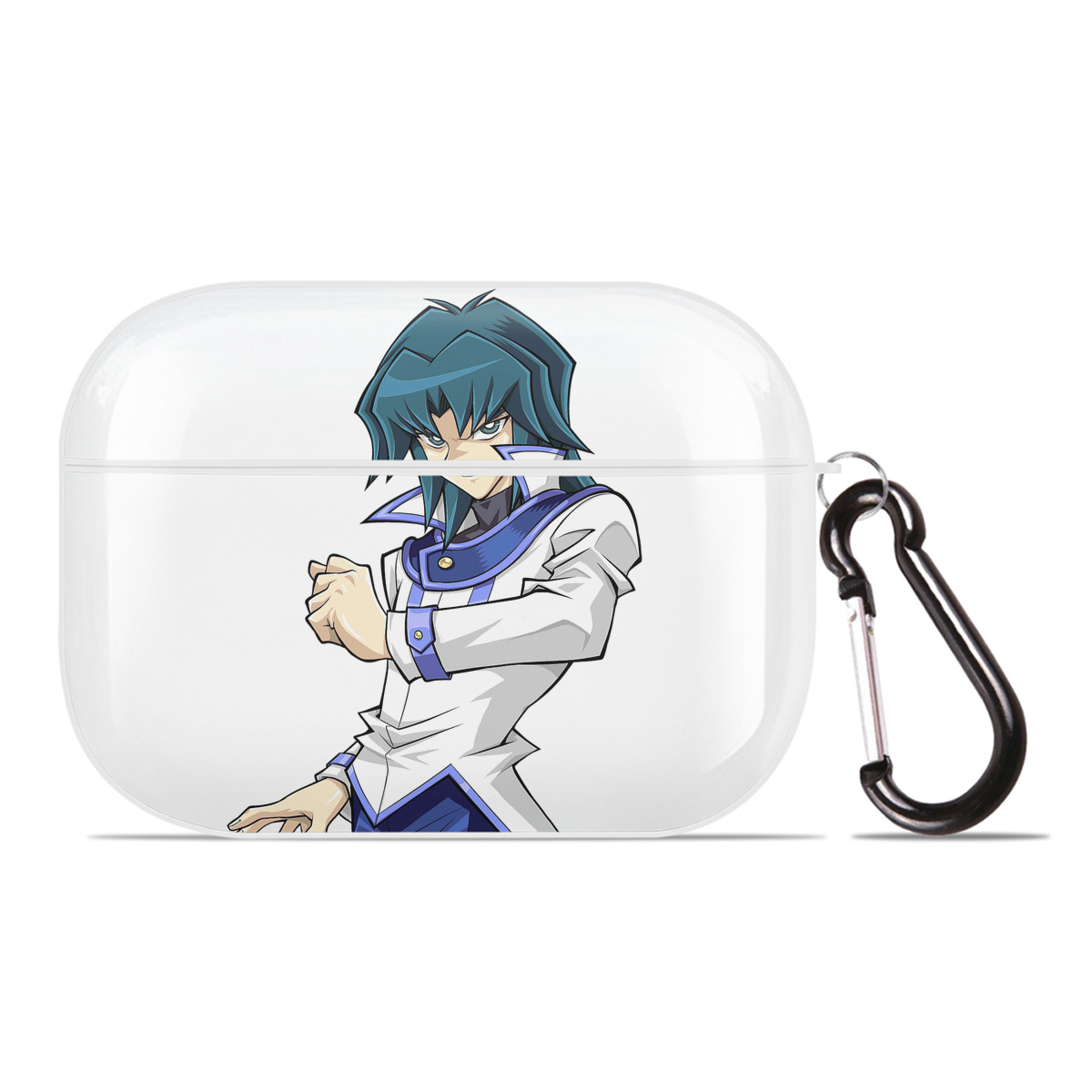 （画像用） 遊☆戯☆王 Yu-Gi-Oh! 【AirPods Pro用】ハードシェル保護ケース 耐衝撃・防指紋・カラビナ付き商品仕様