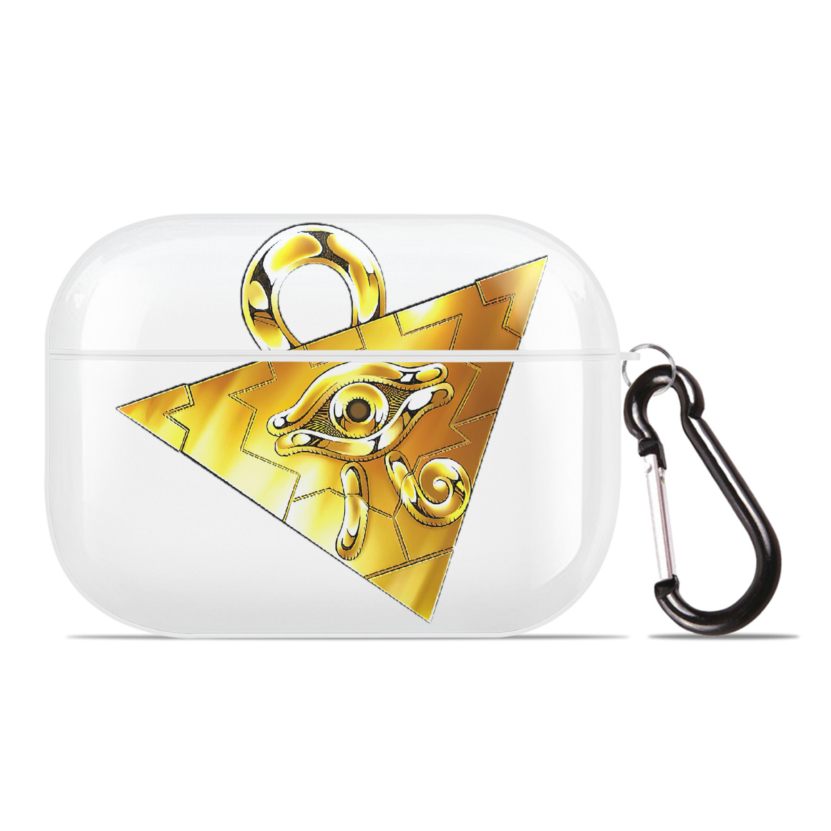 （画像用） 遊☆戯☆王 Yu-Gi-Oh! 【AirPods Pro用】ハードシェル保護ケース 耐衝撃・防指紋・カラビナ付き商品仕様