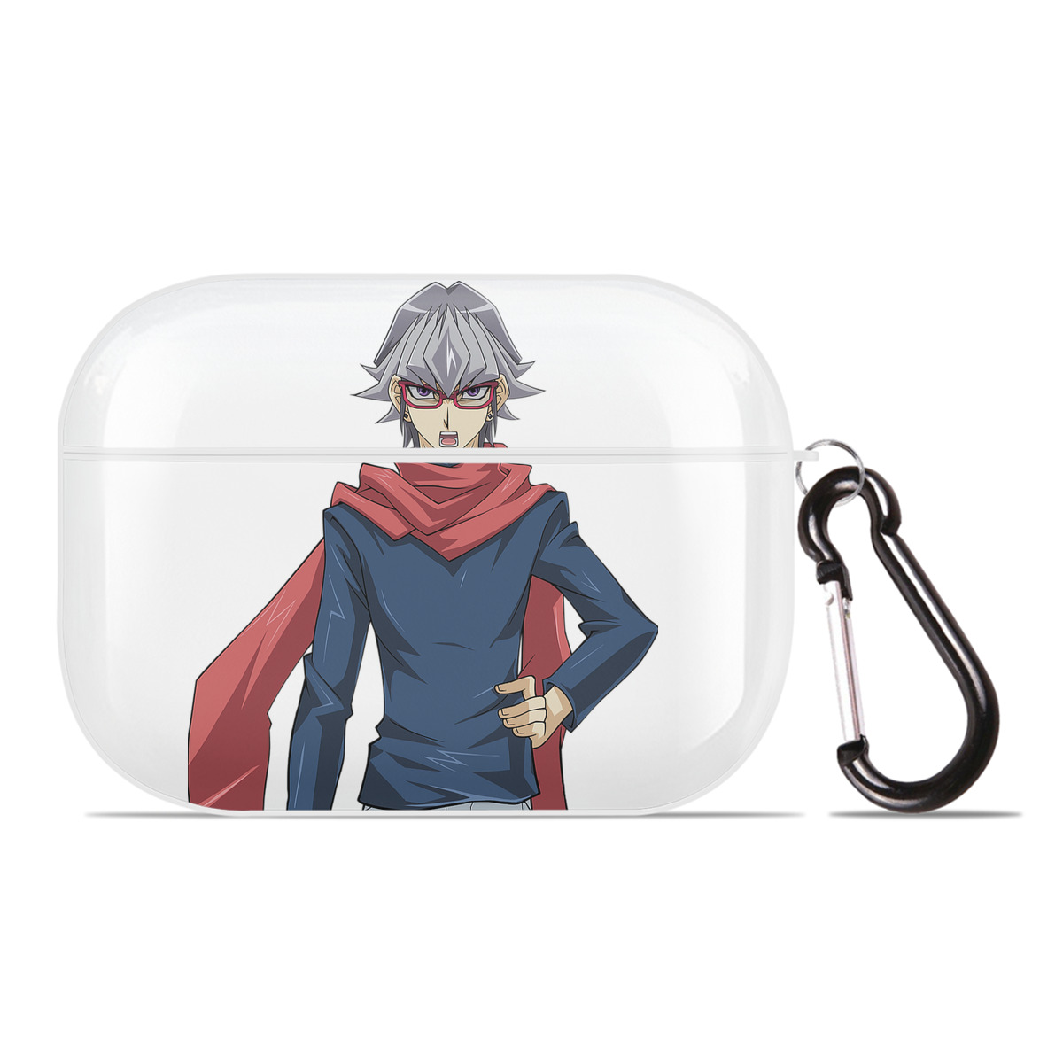 （画像用） 遊☆戯☆王 Yu-Gi-Oh! 【AirPods Pro用】ハードシェル保護ケース 耐衝撃・防指紋・カラビナ付き商品仕様