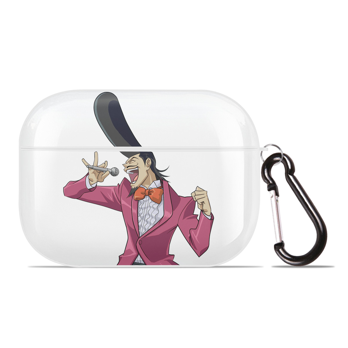 （画像用） 遊☆戯☆王 Yu-Gi-Oh! 【AirPods Pro用】ハードシェル保護ケース 耐衝撃・防指紋・カラビナ付き商品仕様