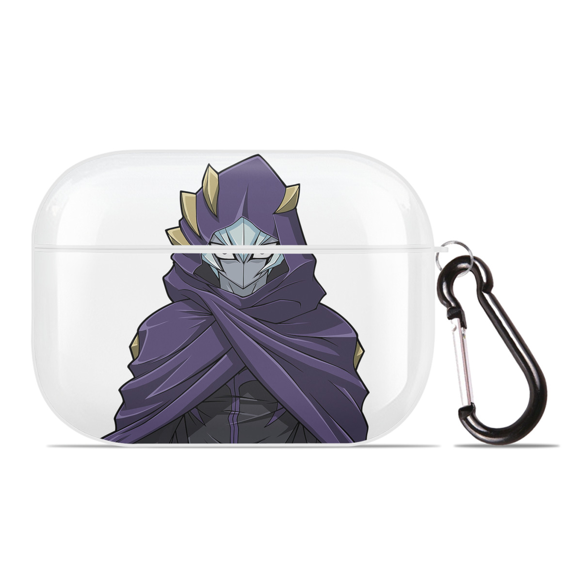 （画像用） 遊☆戯☆王 Yu-Gi-Oh! 【AirPods Pro用】ハードシェル保護ケース 耐衝撃・防指紋・カラビナ付き商品仕様