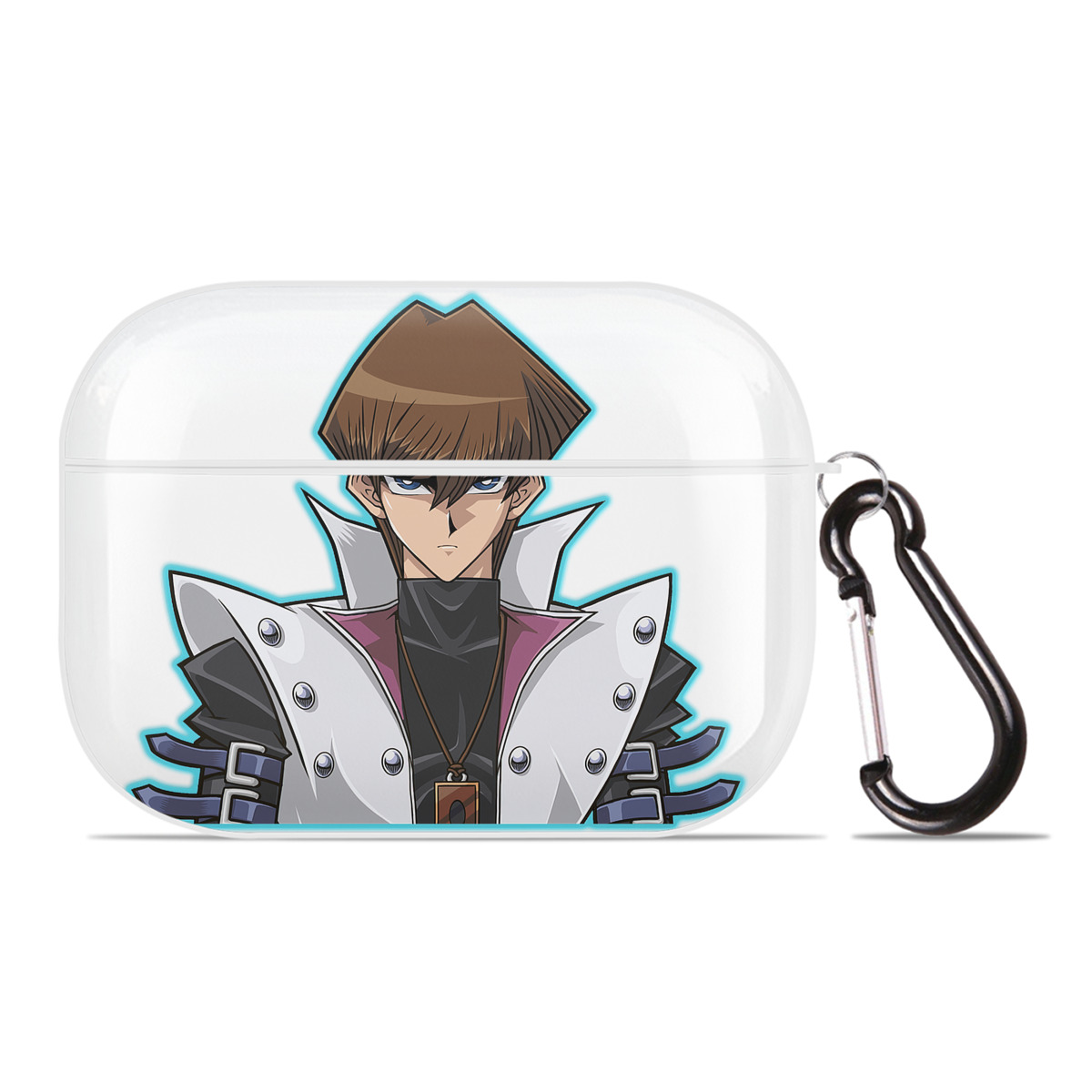 （画像用） 遊☆戯☆王 Yu-Gi-Oh! 【AirPods Pro用】ハードシェル保護ケース 耐衝撃・防指紋・カラビナ付き商品仕様
