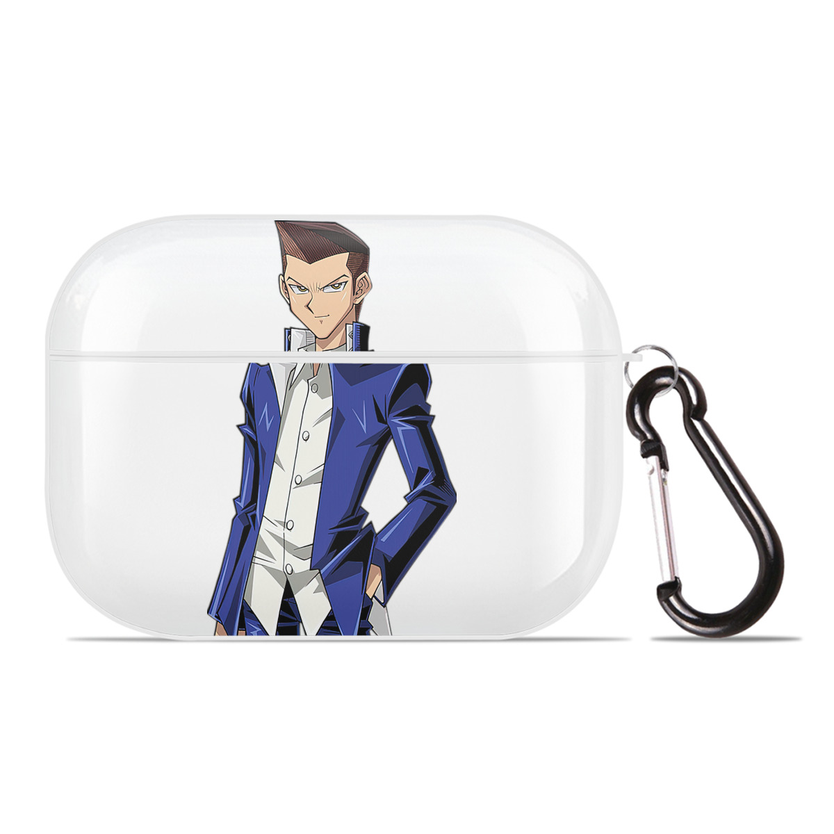 （画像用） 遊☆戯☆王 Yu-Gi-Oh! 【AirPods Pro用】ハードシェル保護ケース 耐衝撃・防指紋・カラビナ付き商品仕様