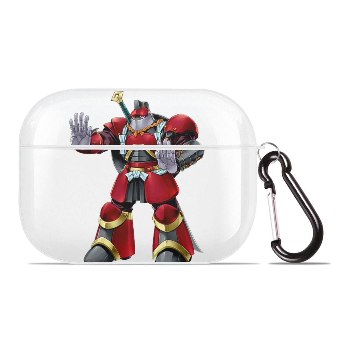 （画像用） 遊☆戯☆王 Yu-Gi-Oh! 【AirPods Pro用】ハードシェル保護ケース 耐衝撃・防指紋・カラビナ付き商品仕様