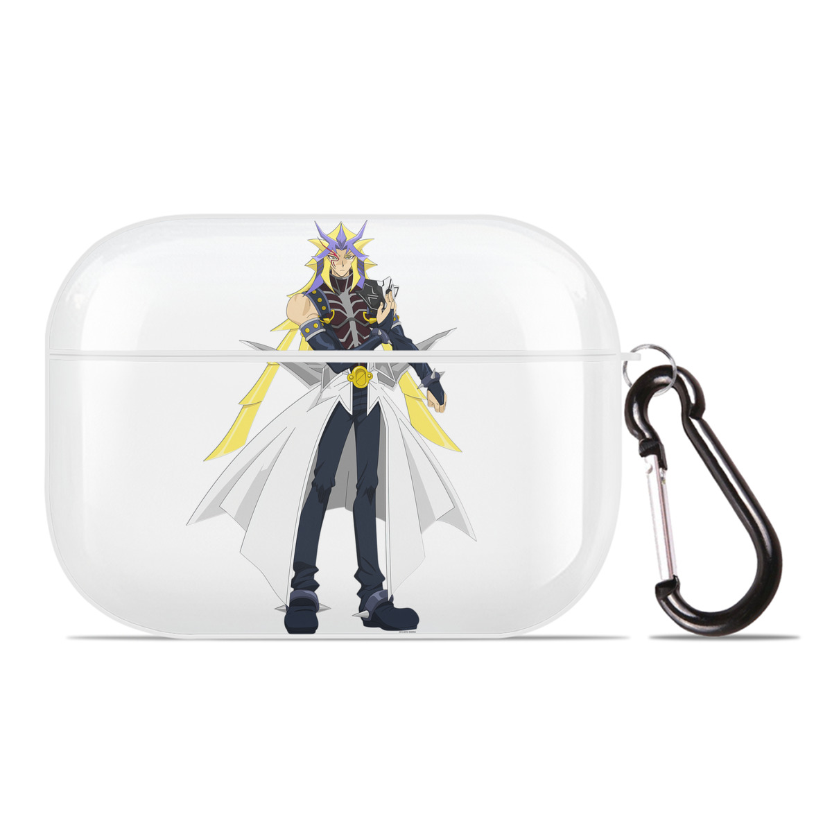 （画像用） 遊☆戯☆王 Yu-Gi-Oh! 【AirPods Pro用】ハードシェル保護ケース 耐衝撃・防指紋・カラビナ付き商品仕様