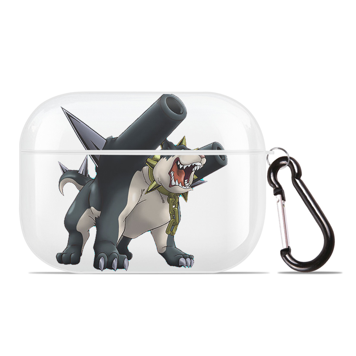 （画像用） 遊☆戯☆王 Yu-Gi-Oh! 【AirPods Pro用】ハードシェル保護ケース 耐衝撃・防指紋・カラビナ付き商品仕様