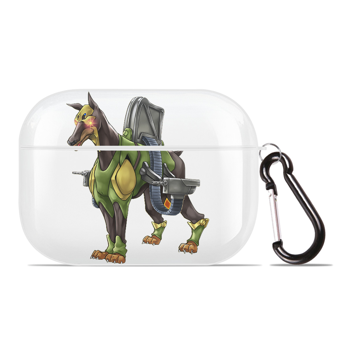 （画像用） 遊☆戯☆王 Yu-Gi-Oh! 【AirPods Pro用】ハードシェル保護ケース 耐衝撃・防指紋・カラビナ付き商品仕様