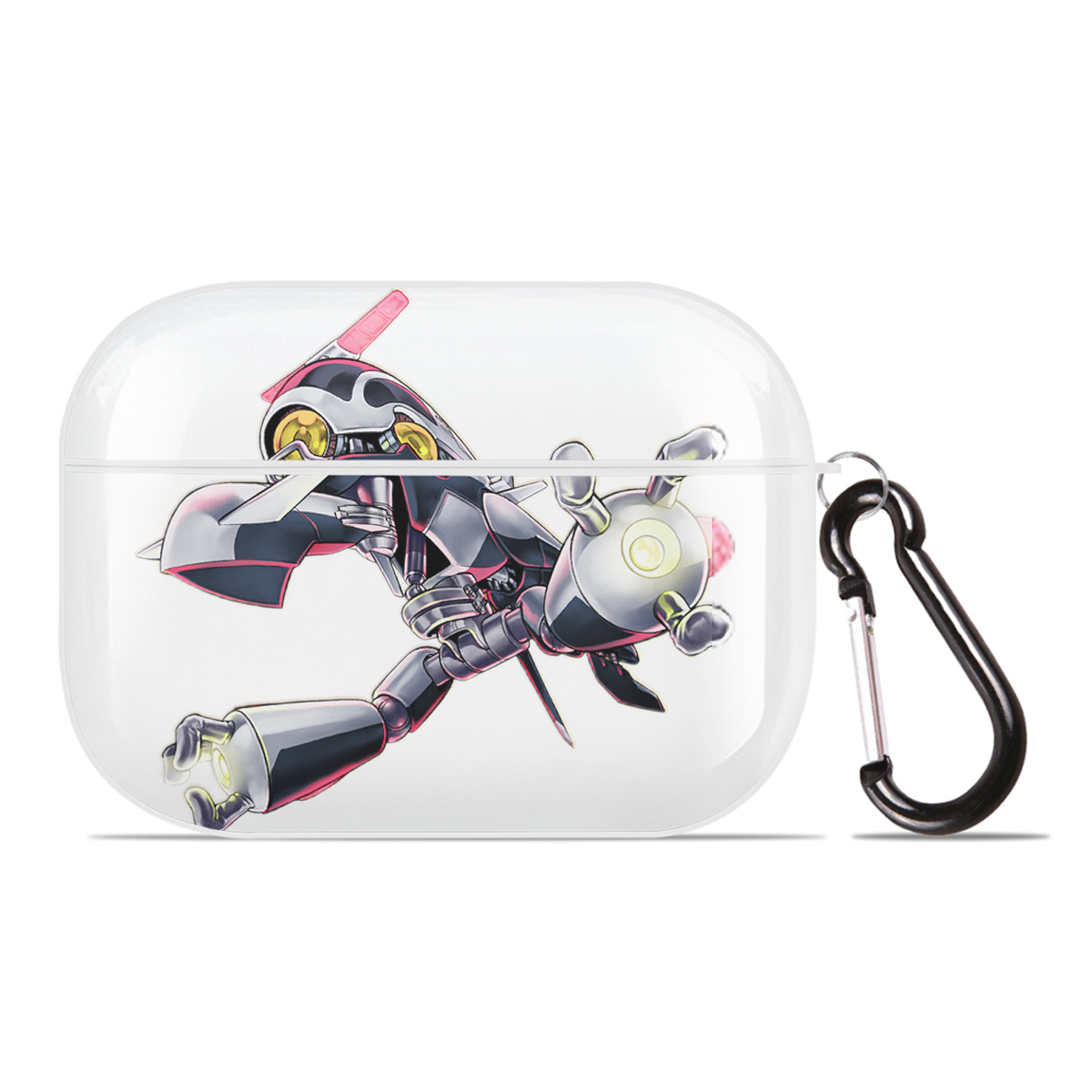 （画像用） 遊☆戯☆王 Yu-Gi-Oh! 【AirPods Pro用】ハードシェル保護ケース 耐衝撃・防指紋・カラビナ付き商品仕様