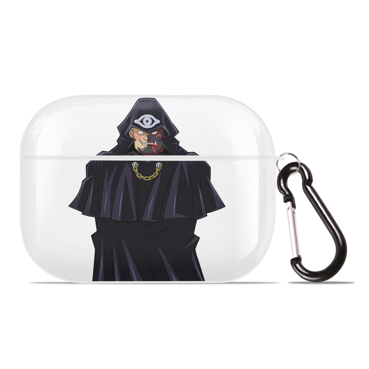 （画像用） 遊☆戯☆王 Yu-Gi-Oh! 【AirPods Pro用】ハードシェル保護ケース 耐衝撃・防指紋・カラビナ付き商品仕様