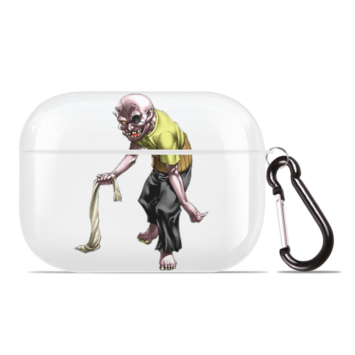 （画像用） 遊☆戯☆王 Yu-Gi-Oh! 【AirPods Pro用】ハードシェル保護ケース 耐衝撃・防指紋・カラビナ付き商品仕様