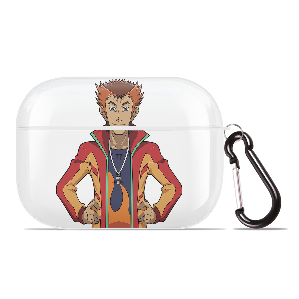 （画像用） 遊☆戯☆王 Yu-Gi-Oh! 【AirPods Pro用】ハードシェル保護ケース 耐衝撃・防指紋・カラビナ付き商品仕様