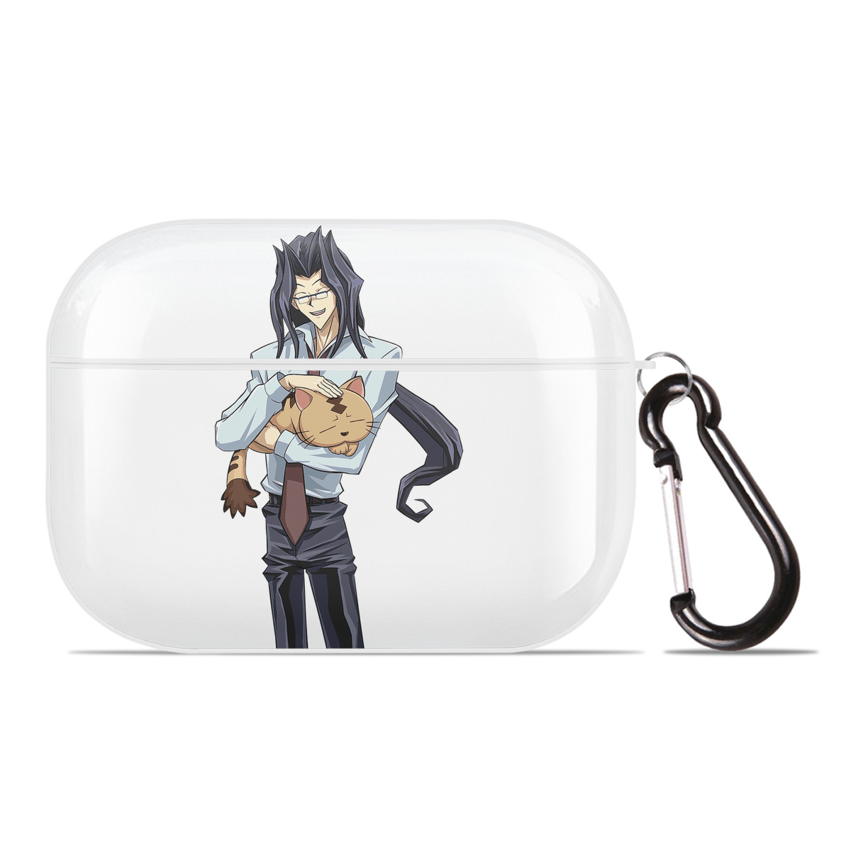 （画像用） 遊☆戯☆王 Yu-Gi-Oh! 【AirPods Pro用】ハードシェル保護ケース 耐衝撃・防指紋・カラビナ付き商品仕様