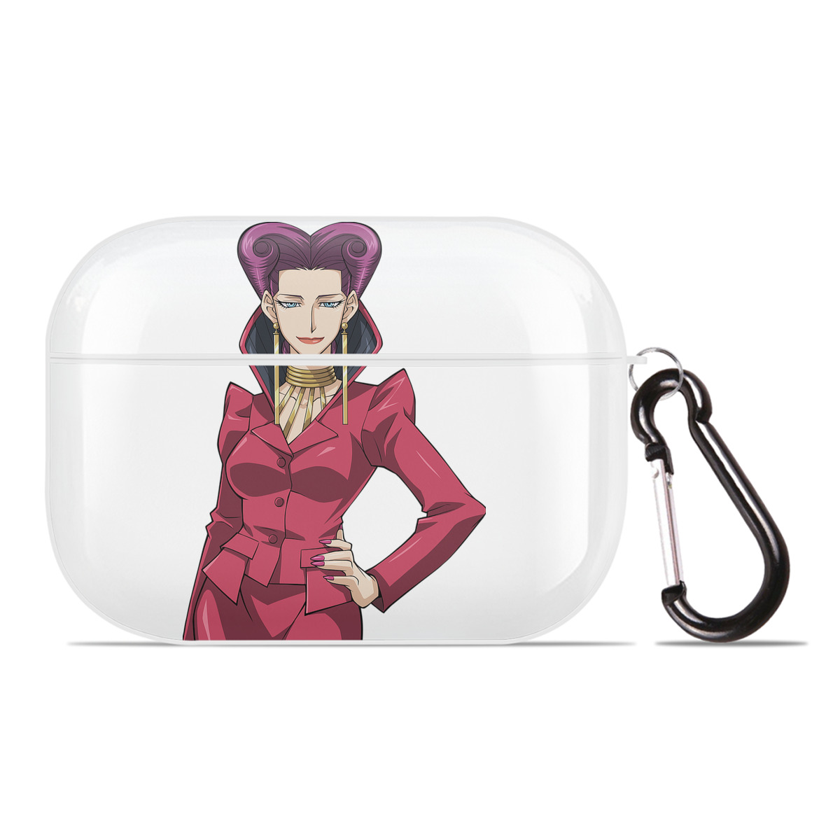 （画像用） 遊☆戯☆王 Yu-Gi-Oh! 【AirPods Pro用】ハードシェル保護ケース 耐衝撃・防指紋・カラビナ付き商品仕様
