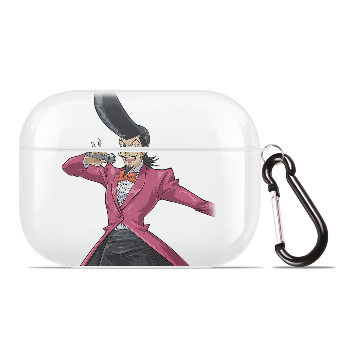 （画像用） 遊☆戯☆王 Yu-Gi-Oh! 【AirPods Pro用】ハードシェル保護ケース 耐衝撃・防指紋・カラビナ付き商品仕様