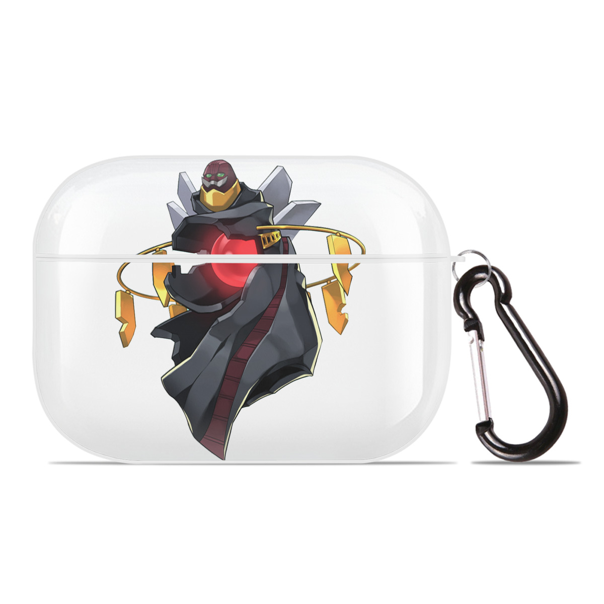 （画像用） 遊☆戯☆王 Yu-Gi-Oh! 【AirPods Pro用】ハードシェル保護ケース 耐衝撃・防指紋・カラビナ付き商品仕様