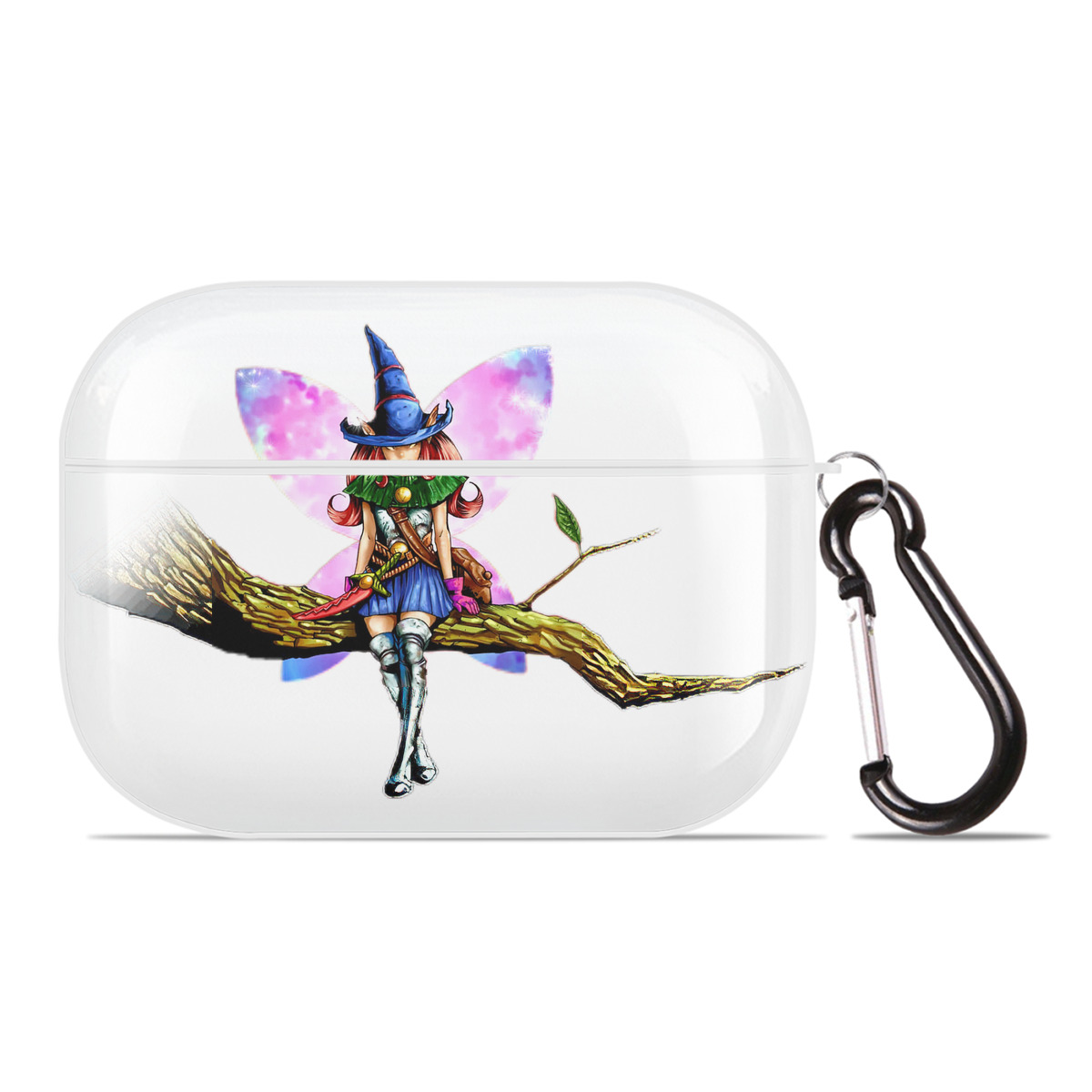 （画像用） 遊☆戯☆王 Yu-Gi-Oh! 【AirPods Pro用】ハードシェル保護ケース 耐衝撃・防指紋・カラビナ付き商品仕様
